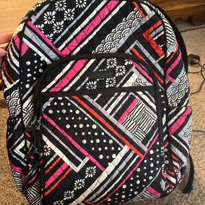 Vera Bradley Northern Stripes Campus Backpack retired pattern